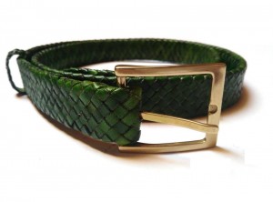 braided plaited kangaroo hide belt - cintura intrecciata pelle canguro  (4)