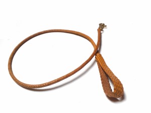 Braided plaited kangaroo hide dog leash - guinzaglio intrecciato in pelle di canguro (9)
