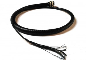 Signal whip braided kangaroo leather frusta Signal whip  (11)